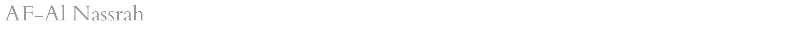 AF-Al Nassrah font preview